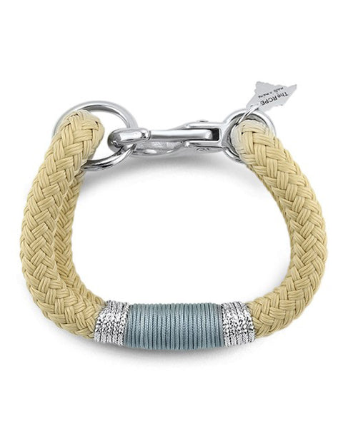 ropes maine grey and beige bracelet