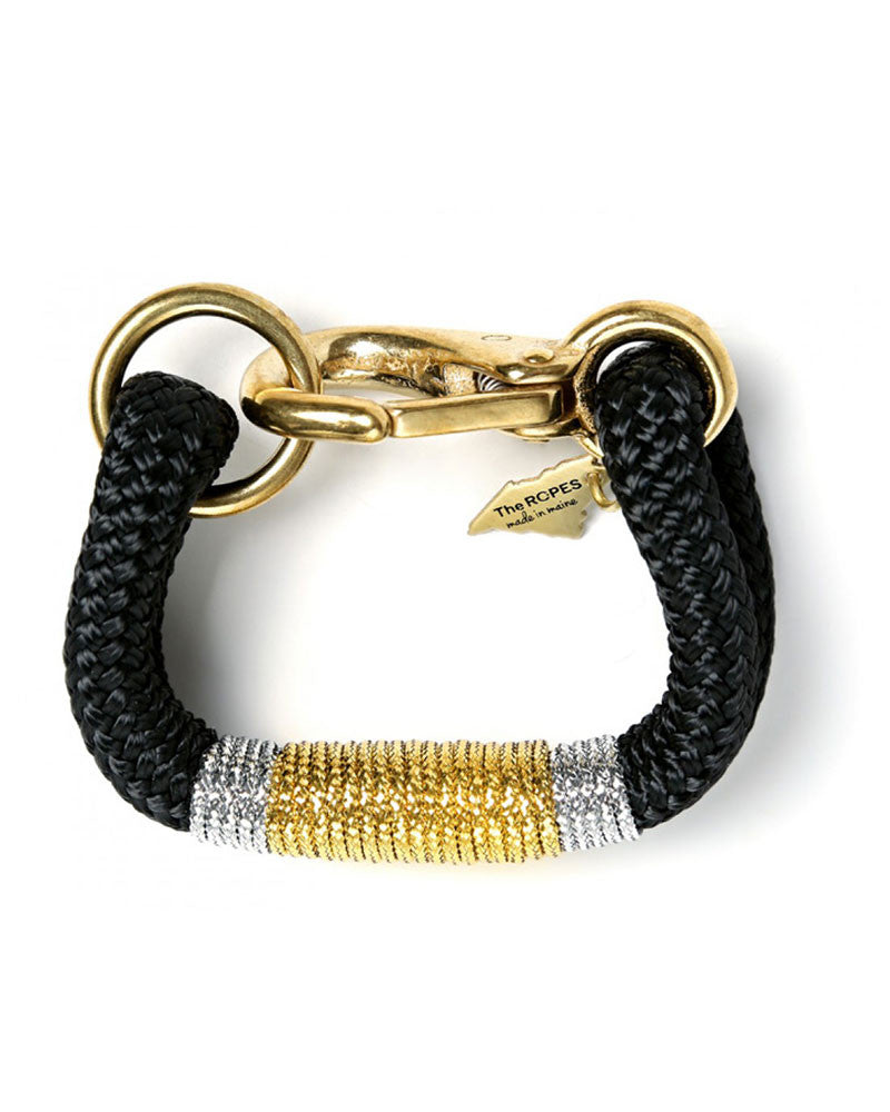 ropes of maine bracelet black gold