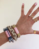 The ROPES | Gold and Pink Camden Rope Bracelet