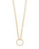 Shashi | Gold Circle Necklace