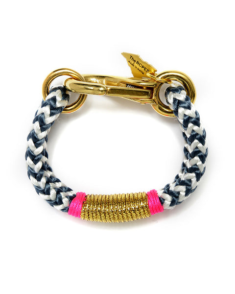 chevron pink gold navy womens jewelry the ropes