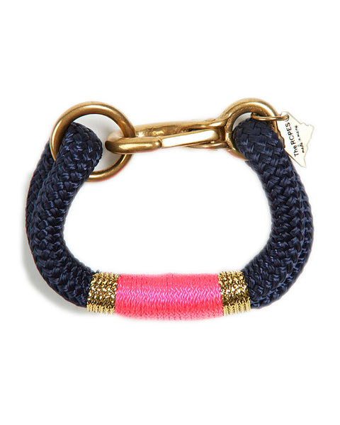 pink neon navy blue gold bracelet womens jewelry designer the ropes 