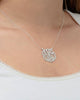 Personalized Cursive Script Initials Necklace