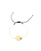 Gina Cueto | Kisses Emoji Turquoise Gold Cord Bracelet (Multiple Colors)